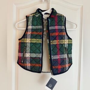 Baby GAP Plaid Vest